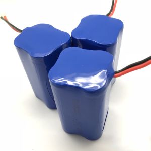 14.8V 3000mAh ICR18650 4S1P Rechargeable Battery Pack with 500 Cycle Life and 16
