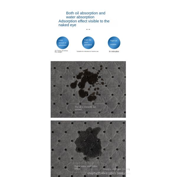 KILINE 30% Discount Gray Carbon Fiber Fabric Woven Pressure Point Adsorption Eco-Friendly Industrial Cleaning Paper