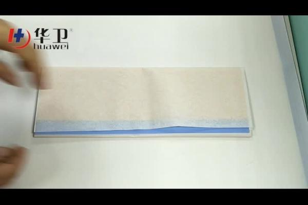PU Surgical incision dressing with Iodine, disposable surgical drape with Iodine 20*30cm