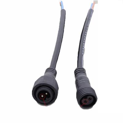 PVC IP65 Waterproof Wire Harness  Male To Female Connector For Street Light