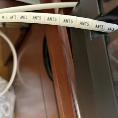 Sleeving do psiquiatra do calor branco de 2.5mm
