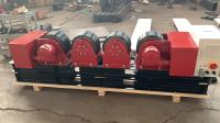Bolt Adjustment 20T Pipe Welding Turning Rolls With Foot Pedal Control
