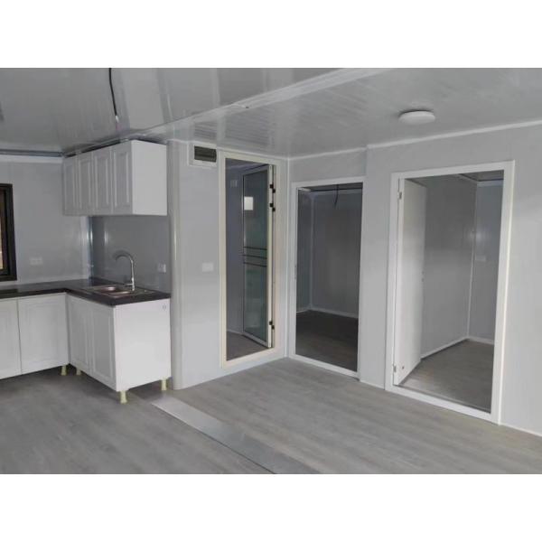 Casa de contêiner de estilo moderno de luxo com estrutura de aço e parede do telhado de painel de sanduíche