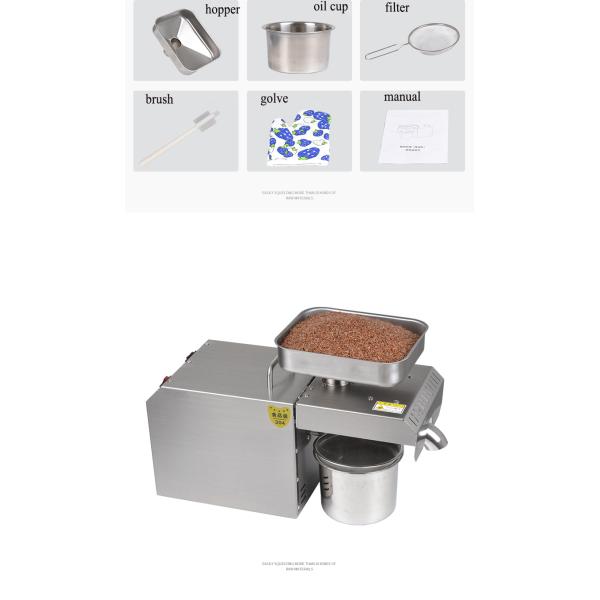 Домашняя мини машина обработки 220В/110В масла машины прессы масла для арахиса