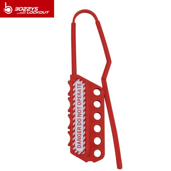Electric Isolated Safety Lockout Hasp PP Material English / Chinese Label