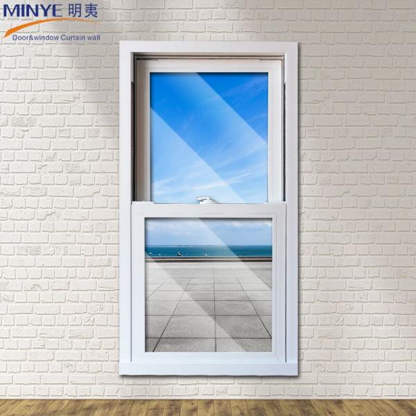 2.0mm-2.5mm Profile Thickness PVC Vertical Sliding Window for Courtyard Installation