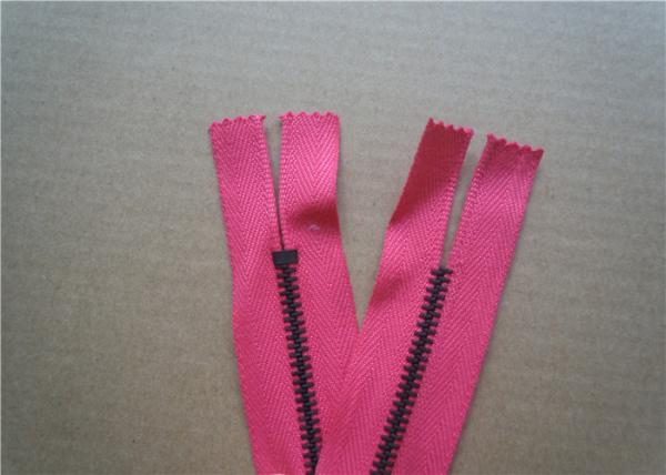 Leather Jacket Heavy Duty Zippers , 5 Inch Separating Zipper No Slip