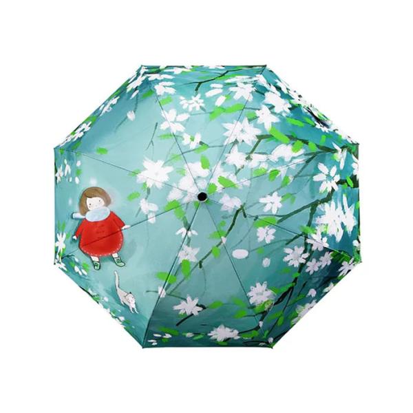 Зонтика перемещения 21 дюйма зонтик створки двойника людей и женщин автоматического небольшой свежий