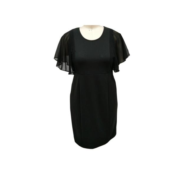 Crew Neck Women'S Casual Dresses Casual Black Maxi Dress Rome Fabric