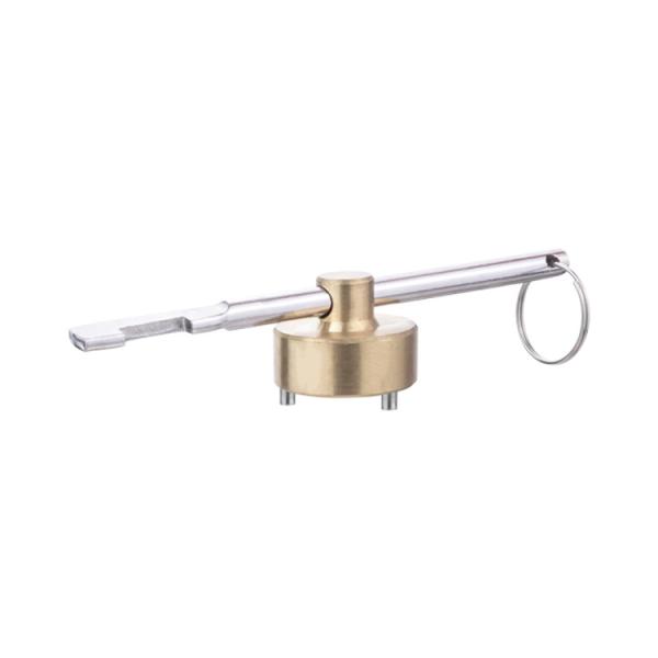 1/2In 20mm BSP Thread Water Media Brass Magnetic Locable Valve