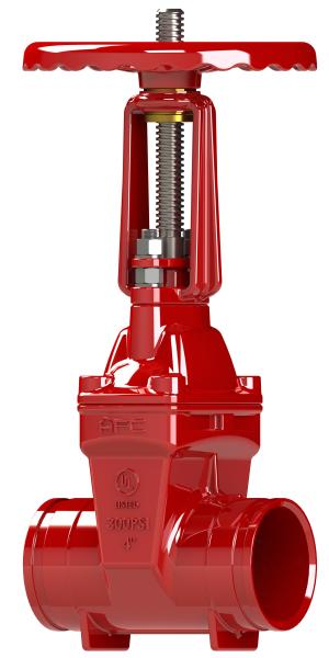 UL FM Abrasion Resistant 250 300PSI Non Rising Stem Gate Valve