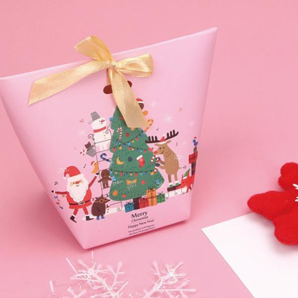 Matte Lamination 128gsm 1C Printing Christmas Card Gift Boxes