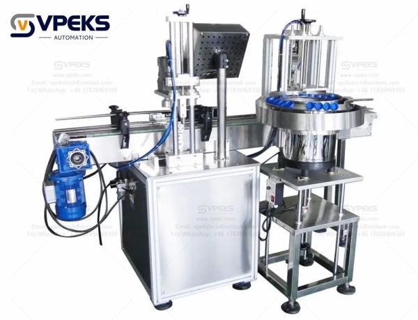 0.6-0.8Mpa Air Pressure Bottle Capping Machine Automatic