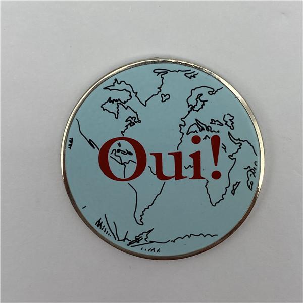 a lapela 2.0mm dura do esmalte de 1.5mm 1.8mm fixa o chapeamento de ouro de bronze