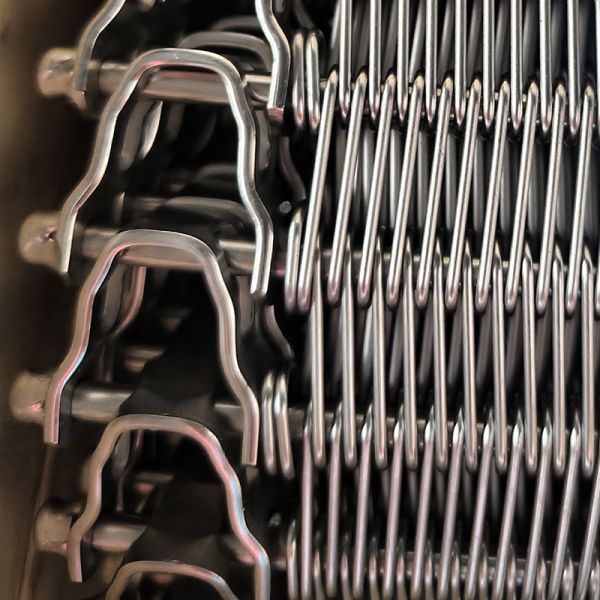 Tunnel de refroidissement pour pain et aliments - Convoyeur à chaîne en maille pour biscuits et cookies