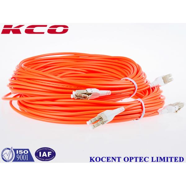 LC Unibootの多重モードOM2 50/125繊維光学パッチは15m 20m LSZHポリ塩化ビニール10mを30m 40mケーブルで通信します