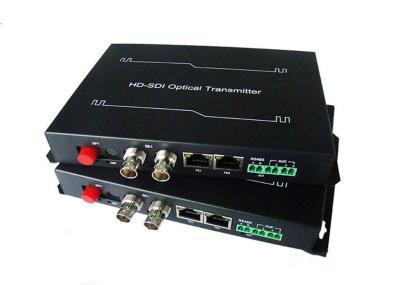 20km 1 Channel HD SDI Optical Transceiver With 10/100Mbps Network Ports