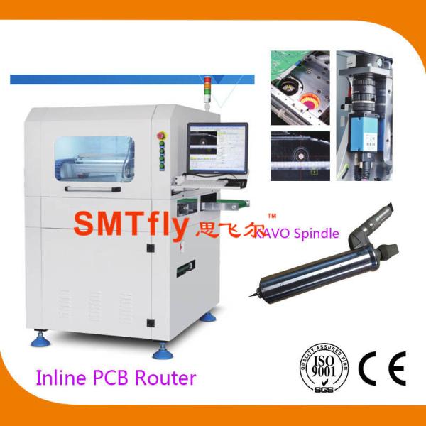 High Efficiency Inline PCB Router Machine with Break Blade Checking Function