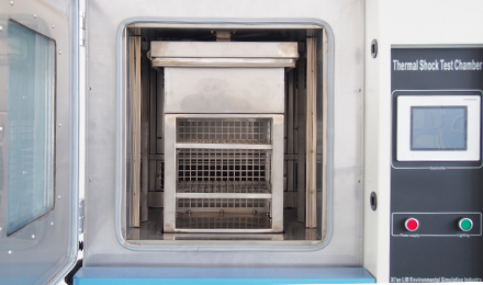 -75℃ 220℃ Thermal Cycling Chamber Programmable 2 Zone Thermal Shock Chamber