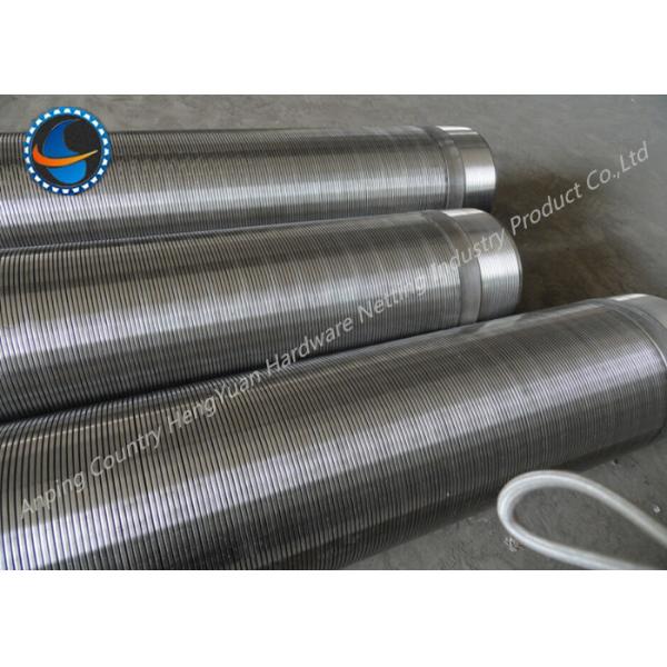 Tpi Couplings Wound 304L Wedge Wire Screen Pipe For Filteration