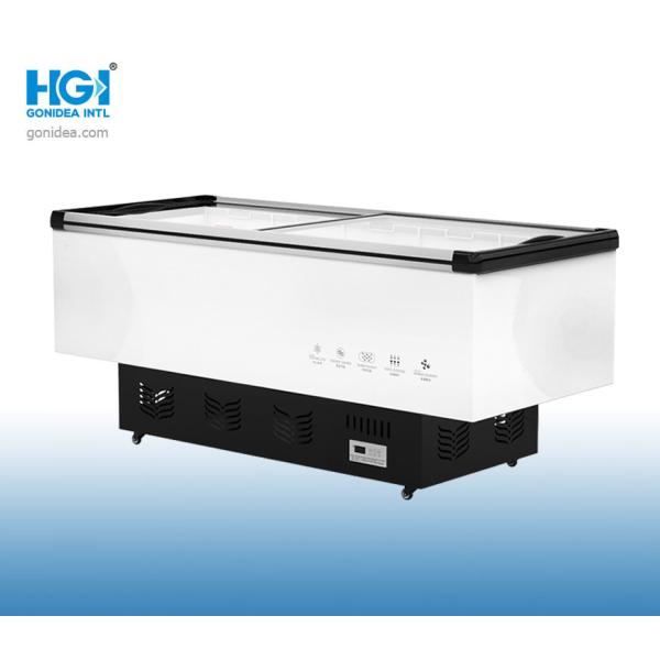 330 замораживателя острова супермаркета Ltr дверь 1400*650*900mm Windows 2 открытого большая