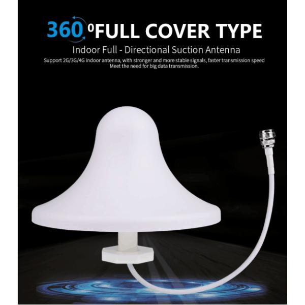 Indoor 2.4g signal amplifier N Male Female White ABS Omni Wifi Ceiling Mount Wifi Antenna