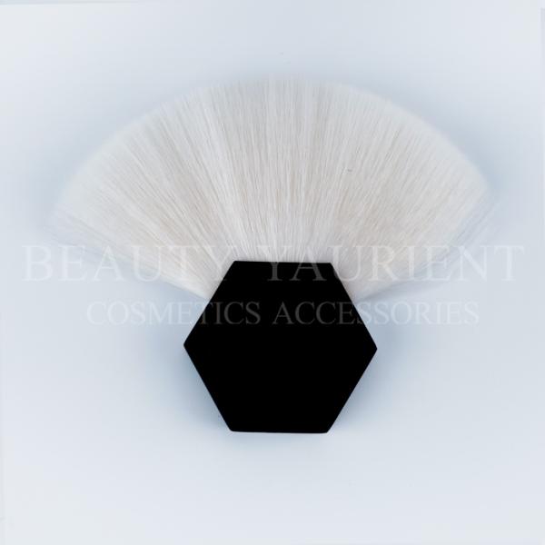 Durable White  PBT Hair Compact Blusher Brush Cheek  Makeup Brush