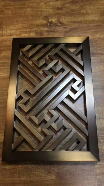 China 304 Mirror Rose Gold Stainless Steel Wall Panels Screen Divider Partition Factory