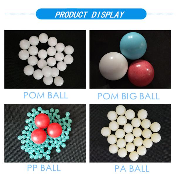 Покрашенные шарики полости ПОМ ПП пластиковые для коррозионной устойчивости шарика сферы бутылки пластиковой