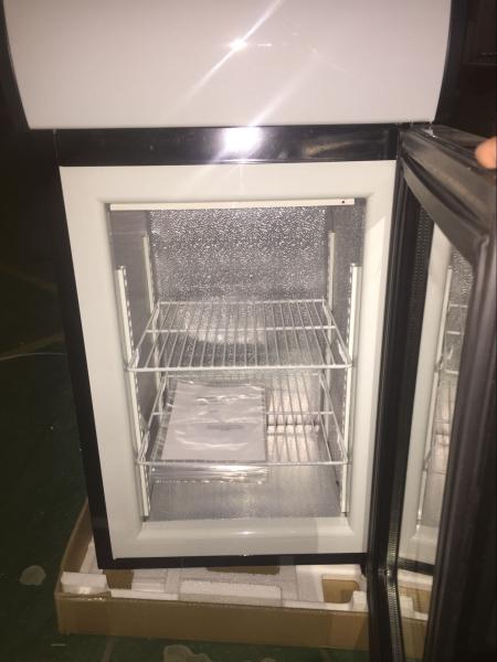 50L hot sale digital control counter top glass door ice cream commercial portable fridge freezer SD50B
