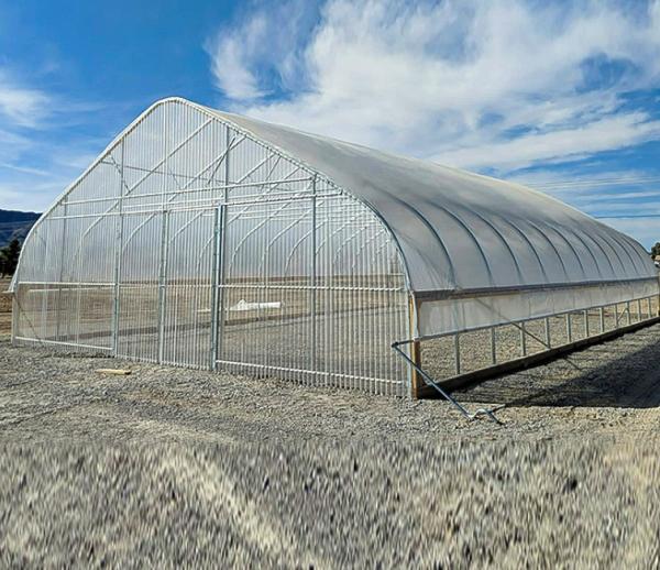 Hot Dip Glavanized Steel Polytunnel Greenhouse 10X30m Single Span