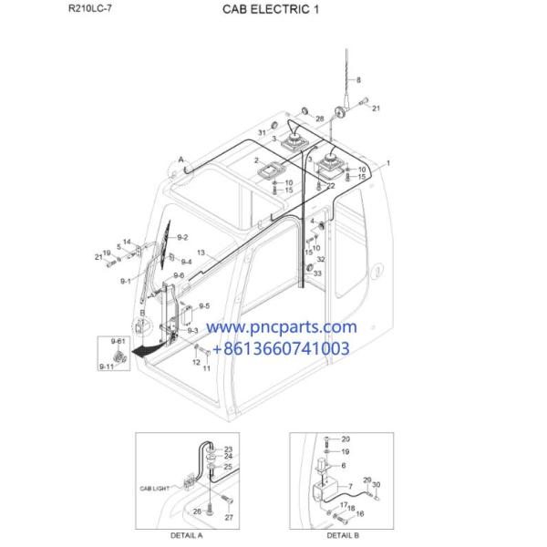 21N6 01272 21N8 21060 Hyundai Spare Parts R140 7 Controller Wiper Motor 21N6 01272 21N8 21060 Hyundai Spare Parts R140 7 Controller Wiper Motor
