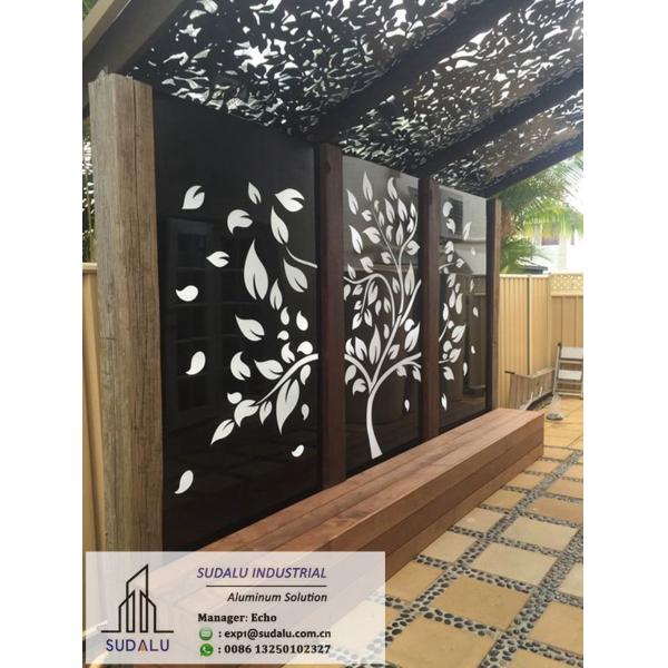 Artistic Decoration Aluminum Perforated Gallery Screen Panel
