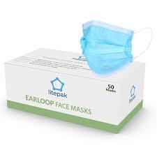 Medical Non Woven  Disposable Breathing Mask , Earloop Surgical Mask For Virus Protection