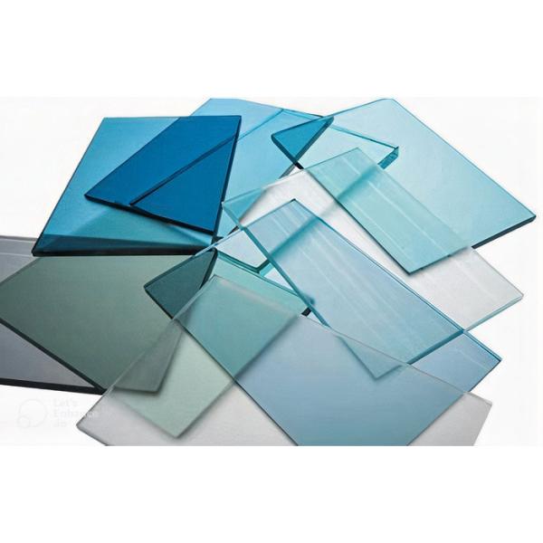 High Light Transmittance Colored Float Glass Panel / Reflective Float Glass 3mm 4mm 5mm 6mm 8mm For Windows / Architecture