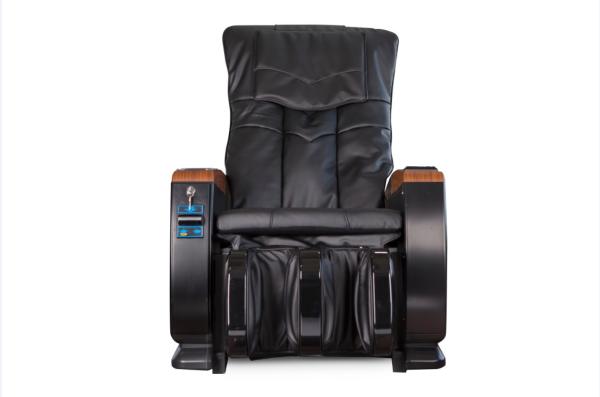 4d Manipulator Vending Massage Chairs EMS Bluetooth Hifi Black Massage Recliner Chair ODM