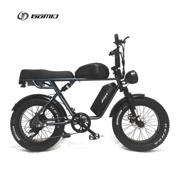 Rear Hub Motor GOMID Electric Bike 1000W Affordable and Stylish Full Suspension E-Bike with High Capacity Lithium Battery