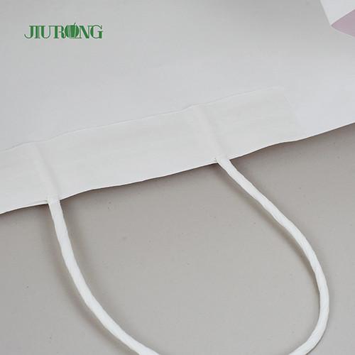 Custom Logo Biodegradable Paper Bag Eco Friendly Newspaper Bags 305mm Height