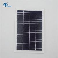 carregador de bateria residencial solar eficiente alto de alumínio do painel solar de painel ZW-5W-18V de 5W 18V