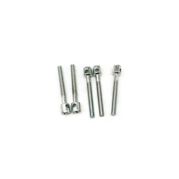 Zinc Plated Carbon Steel Hex Screw Fastener BS Standard Ｍ3x25 5.85g