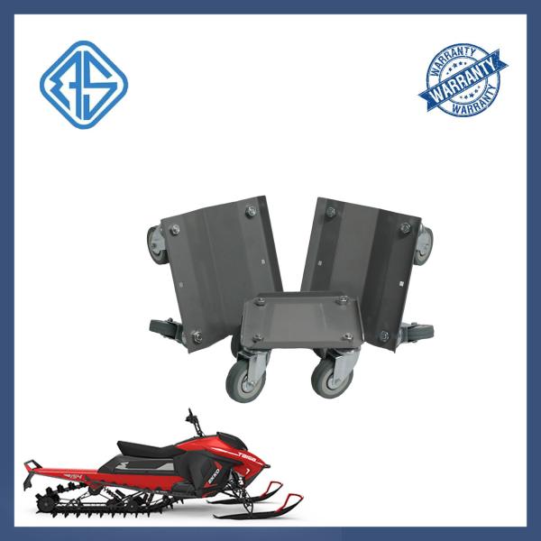 Nylon Belt Snowmobile Garage Dolly Steel Strong Smooth Moving Wheels Anti Skid