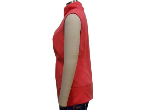 Trendy Beading Ladies Sleeveless Cardigan Waistcoats , Womens Sleeveless Vest Jacket