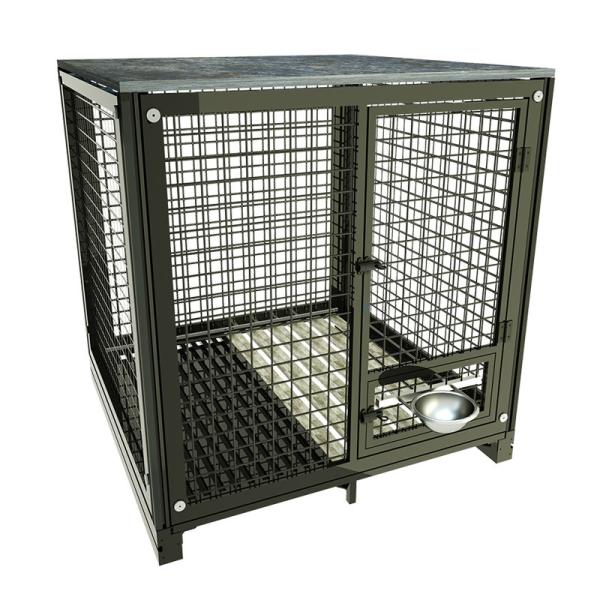 Металлическая домашняя клетка для домашних животных Алюминиевая сплав Дом для собак Клетка для собак