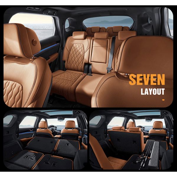Coche Electrico Byd Tang EV Hybrid 2023 Dmi Dmp Bud Byd EV Tang 2022 2023 EV AWD 4WD 700km 730km Black Paint Byd Tang