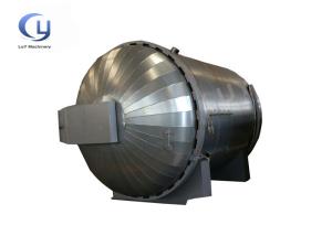 Equipamento de tratamento térmico de madeira automático completo, planta do
