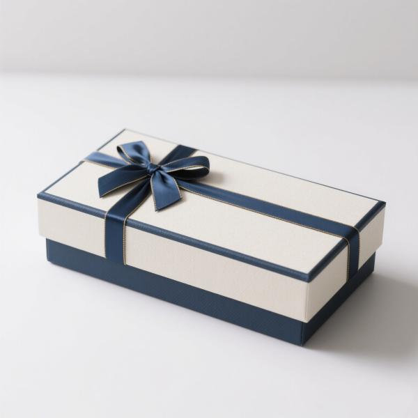 Cajas de regalos rectangulares exquisitas personalizadas con arcos de cinta - perfectas para amigos y amantes