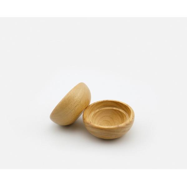 Capa de madera de caucho como un tazón, tapa de copa de madera tapa de taza de café tapa de copa de copa de cristal de madera