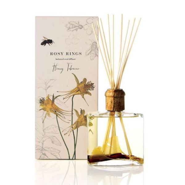 Essential Oil Wood Lid Glass Bottle Reed Diffuser Gift Set For Decoration