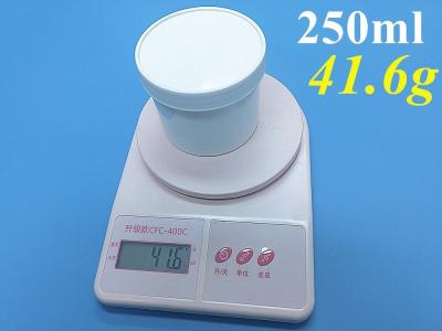 Round Shape Travel PP Cosmetic Jar Odorless 500ml empty ointment Cream Jar