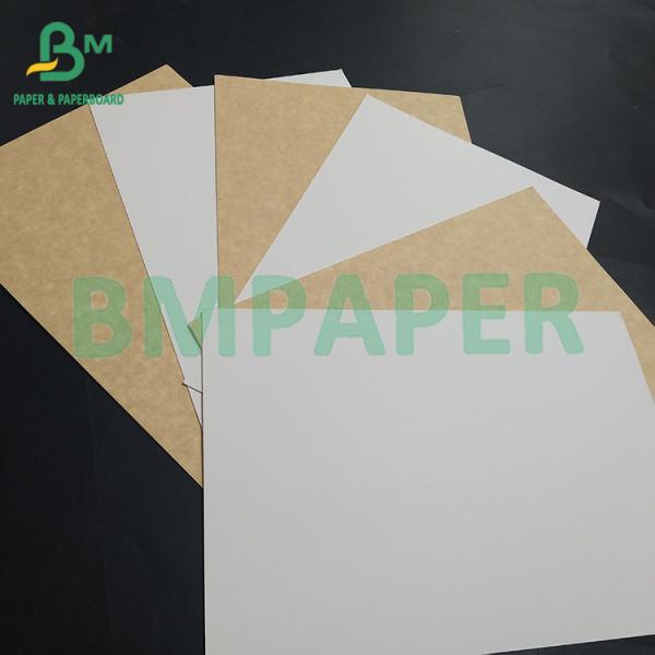 Caja de pasteles de grado alimenticio de 360 gramos 365 gramos Papel Kraft blanco recubierto de arriba